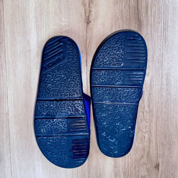 AND1 Navy and Blue Slides - Men's Size 8 - Picture 7 of 8